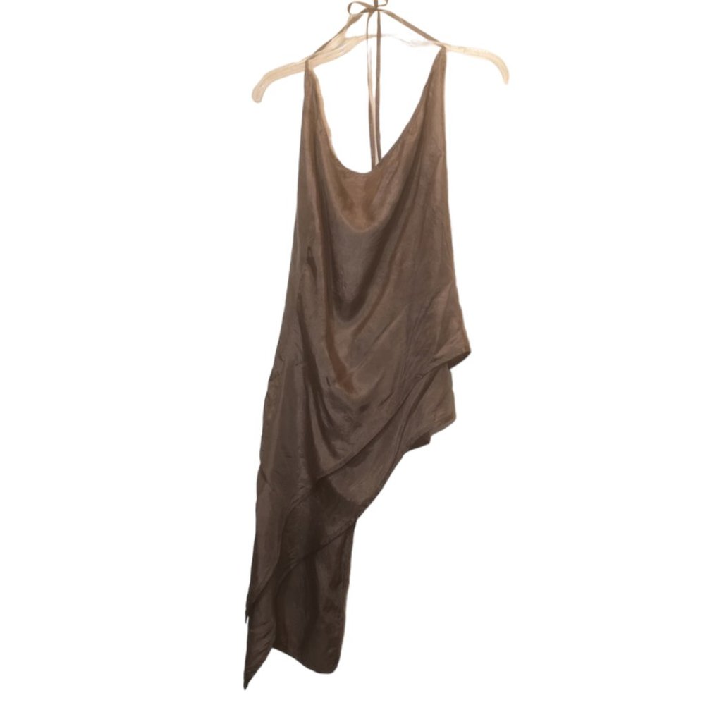 BARBARA I GONGINI PURE SILK ASSYMETRICAL TUNIC  6 SIZE